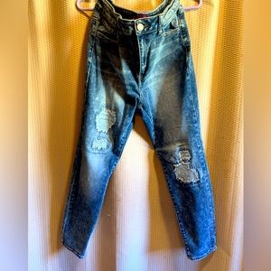 🔥SO Patchwork Skinny Jeans NWOT